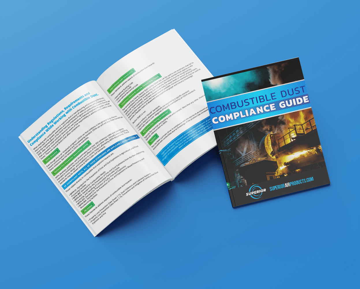 Superior Air Products combustible dust compliance guide